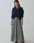 Maison Hotel Philippo Sweater Alpaca Blue