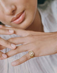 Porter Heritage Signet Ring Clear