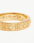 By Charlotte Live in Grace Ring Gold Vermeil