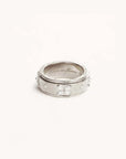 Flowers Spinning Meditation Ring