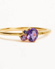Charlotte Gold Kindred February Birthstone Ring