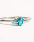 Charlotte Sterling Silver Kindred December Birthstone Ring