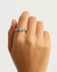 By Charlotte Sterling Silver Magic Of Eye Crystal Ring