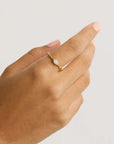 By Charlotte 18k Gold Vermeil Lucky Eye Ring
