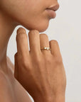 By Charlotte Always By Your Side Ring 18k Gold Vermeil