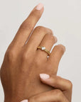 By Charlotte Radiant Heart Engravable 18k Gold Vermeil