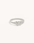 By Charlotte Forever Intertwined Heart Signet Ring Sterling Silver
