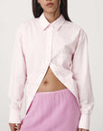 Rowie Ramona Tie Back Shirt Powder Pink