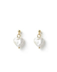 Arms of Eve Lover Gold Pearl Earrings