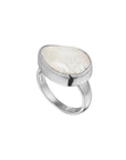 Murkani Of the Sea Baroque Pearl Ring Silver