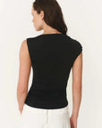 Rowie Elara Twist Top Noir
