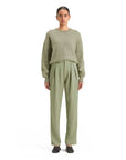 Scotch and Soda Fuzzy Crew Neck Pullover Washed Sage