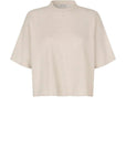 Second Female Gabby Knit O Neck Soft Beige