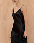 Charli Andrea Lace Top Black One Size