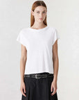 Bassike Slub Heritage T Shirt White