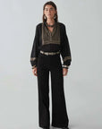 Maison Hotel Tina Blouse Madurai Charcoal
