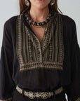 Maison Hotel Tina Blouse Madurai Charcoal
