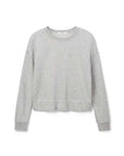Perfectwhitetee Tyler French Terry Pullover Sweatshirt Heather Grey