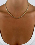 De Sur Vintage Textured Necklace 18'