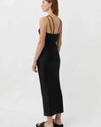 Camilla and Marc Cerise Halter Dress Black