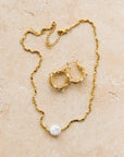 Indigo and Wolfe Moonlight Necklace Gold
