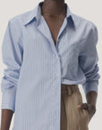 Elka Collective Charlotte Shirt Blue Stripe
