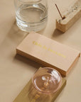 Incense Glass Vessel Incense Holder Pink