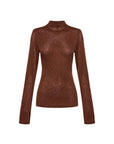 Camilla and Marc Haywood Long Sleeve Top Cocoa