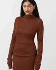 Camilla and Marc Haywood Long Sleeve Top Cocoa