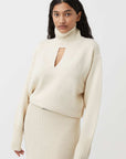 Camilla and Marc Kalina Knit Turtleneck Cream