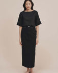 Posse Harvey Maxi Skirt Black