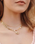 Murkani Nostalgic Fob Necklace Gold
