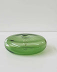 Gentle Habits Glass Vessel Incense Holder Green