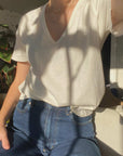 Le Bon Shoppe La Vie Tee White Vintage