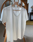 Le Bon Shoppe La Vie Tee White Vintage