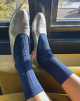 Le Bon Shoppe Her Socks Saphire Glitter