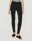 AG Farrah Skinny Super Black Jean