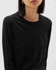 Bassike Regular Scoop Hem Long Sleeve