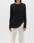 Bassike Regular Scoop Hem Long Sleeve