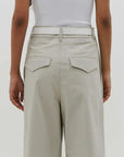 Bassike Relaxed Pleat Front Pant Agate Grey