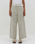 Bassike Relaxed Pleat Front Pant Agate Grey