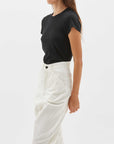 Bassike Slim Classic Short Sleeve