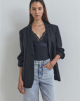 Viktoria and Woods Archangel Linen Blazer Black