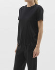 Bassike Slim Heritage Short Sleeve T/Shirt Black