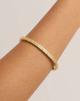 By Charlotte 18k Gold Live In Grace Cuff