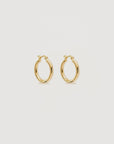 Charlotte 18k Gold Vermeil Sunrise Large Hoops