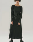 Silk Laundry Sienna Dress Black