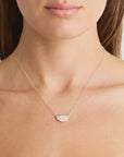 Charlotte Sterling Silver Lotus Short Necklace