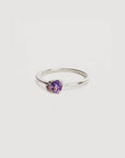 Charlotte Sterling Silver Kindred February Birthstone Ring