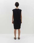 Bassike Slouch Reverse Tank Dress Black